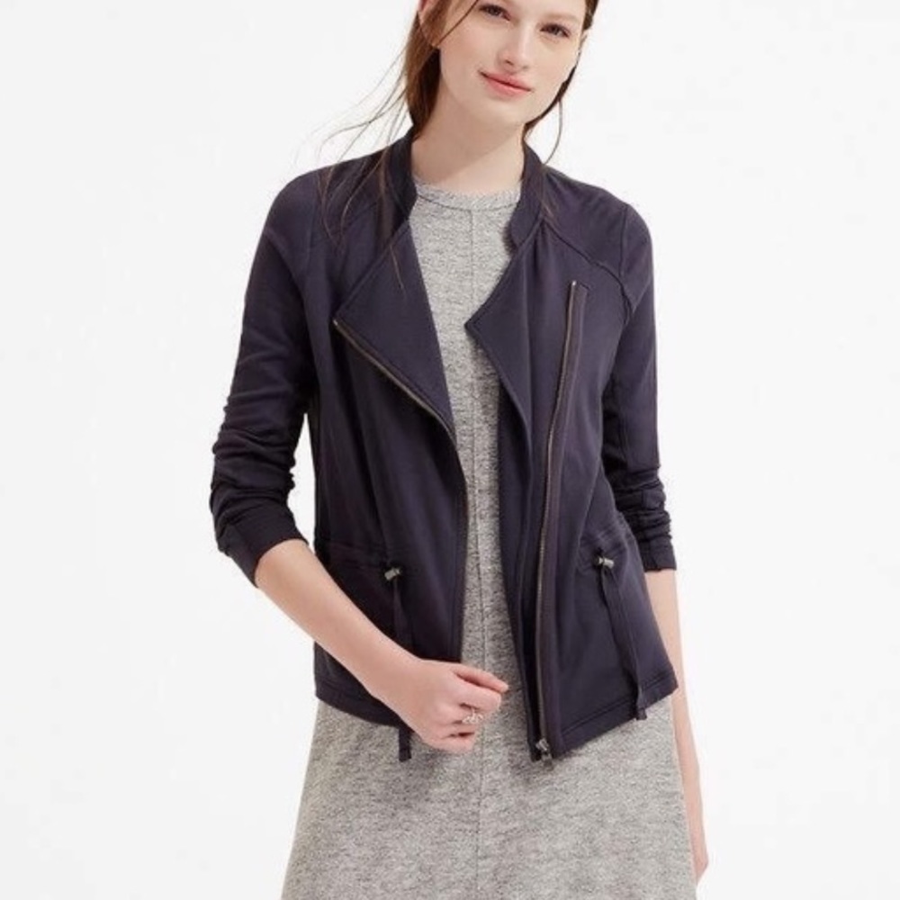 LOU & GREY | Drawstring Zip Jacket